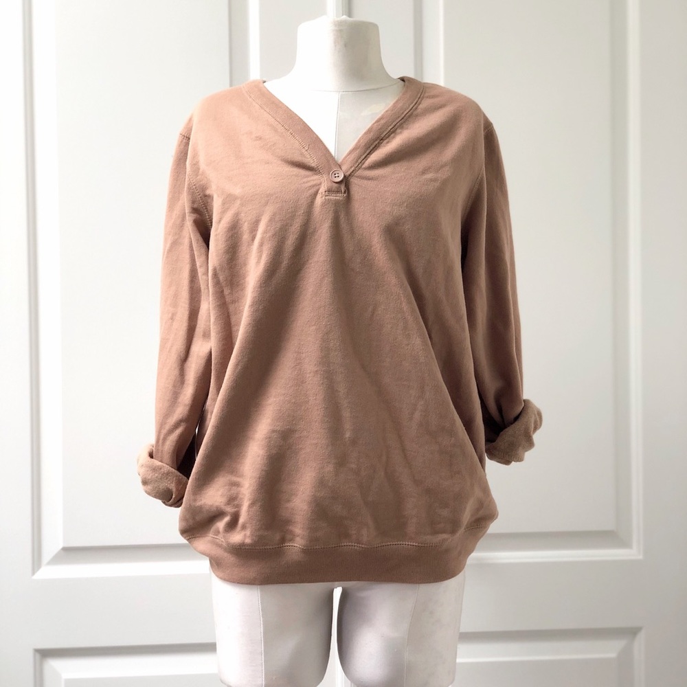 Vintage Taupe Beige Sweatshirt